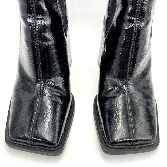 Circus by Sam Edelman Black Chunky Ankle Boots with Heel - Size 7.5M - Picture 6 of 12